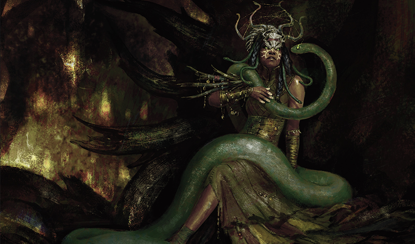 Saryth, a Presa da Víbora | Arte de: Igor Kieryluk